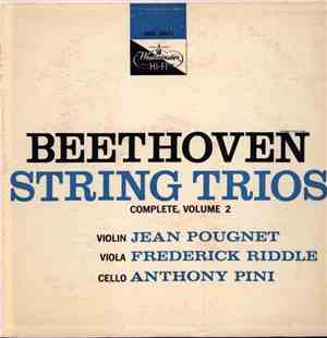 Jean Pougnet, Frederick Riddle, Anthony Pini - Beethoven String Trios Compl ...