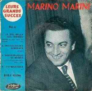 Marino Marini E Il Suo Quartetto - Leurs Grands Succes Vol. 6