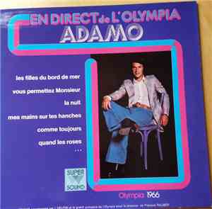 Adamo - En Direct De L'Olympia