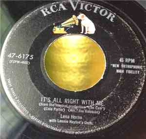 Lena Horne With Lennie Hayton's Orch. - It's All Right With Me / It's Love