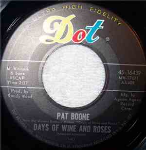 Pat Boone - Days Of Wine And Roses