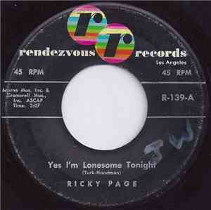 Ricky Page - Yes I'm Lonesome Tonight / Standing On A Mountain Top