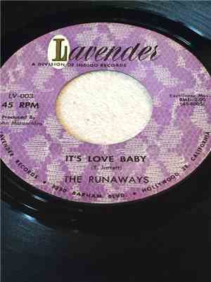 The Runaways  - It's Love Baby / Pardon Me