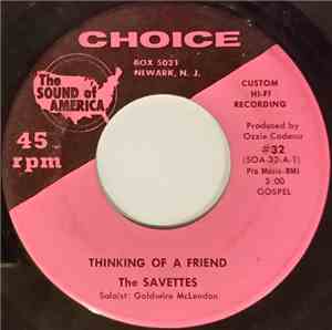 The Savettes - Thinking Of A Friend