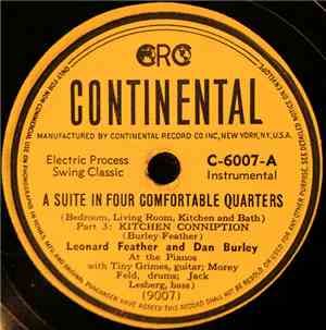 Leonard Feather And Dan Burley - A Suite In Four Comfortable Quarters (Bedroom, Living Room, Kitchen And Bath)