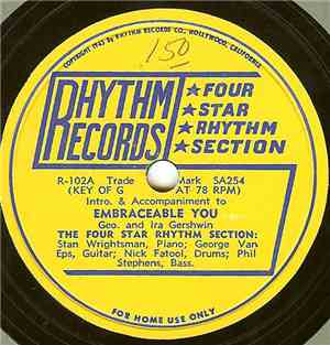 The Four Star Rhythm Section - Embraceable You / Honeysuckle Rose