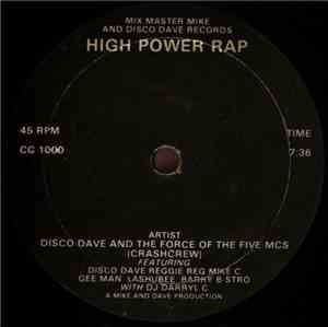 Disco Dave And The Force Of The Five MCs, Crashcrew - High Power Rap