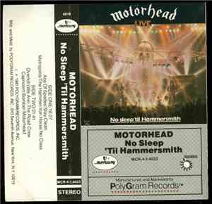Motörhead - No Sleep 'til Hammersmith
