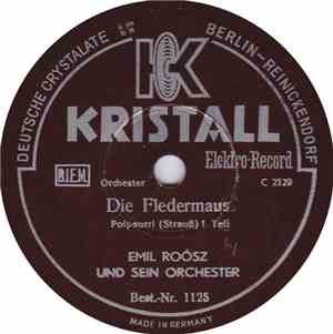 Emil Roosz Und Sein Orchester - Die Fledermaus ( 1.Teil ) / Die Fledermaus  ...