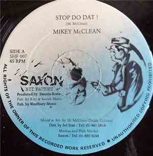 Mikey McCLean - Stop Do That !