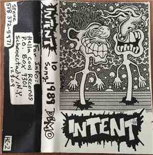 Intent  - 10 songs demo 1989