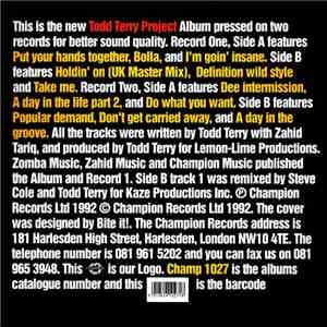 Todd Terry Project - Todd Terry Project Album