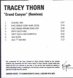 Tracey Thorn - Grand Canyon (Remixes)