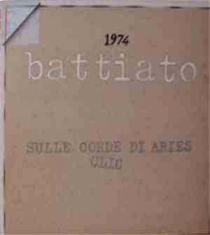 Battiato - 1974  Sulle Corde Di Aries / Clic