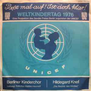 Berliner Kinderchor / Hildegard Knef - Paßt Mal Auf! Ist Doch Klar!