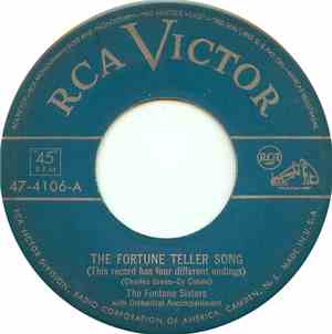 The Fontane Sisters - The Fortune Teller Song / The Fifth Wheel On The Wago ...