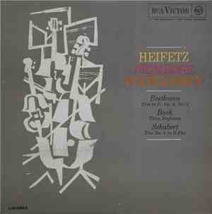 Ludwig van Beethoven, Johann Sebastian Bach, Franz Schubert, Heifetz, Primr ...