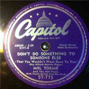 Mel Tormé, The Mel-Tones, Frank De Vol And His Orchestra - The Blossoms On  ...