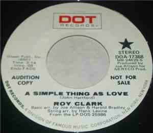 Roy Clark - A Simple Thing As Love / I'd Fight The World