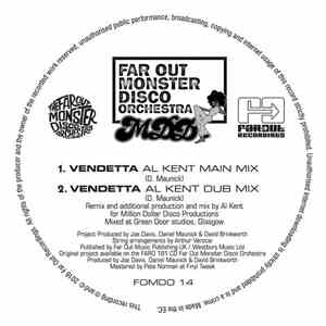 Far Out Monster Disco Orchestra - Vendetta (Al Kent Remixes)
