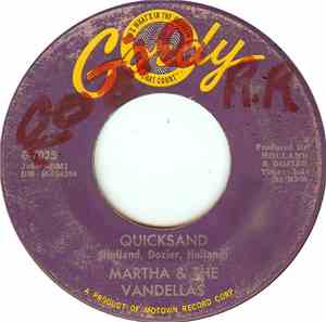 Martha & The Vandellas - Quicksand / Darling, I Hum Our Song