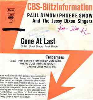 Paul Simon / Phoebe Snow And The Jessy Dixon Singers - Gone At Last / Tende ...