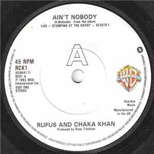 Rufus And Chaka Khan - Ain't Nobody