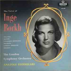 Inge Borkh With The London Symphony Orchestra Conducted By Anatole Fistoula ...