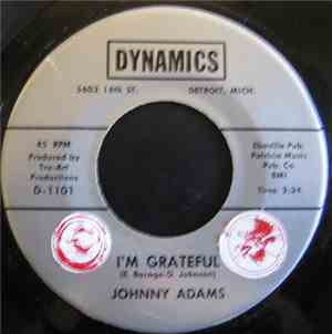Johnny Adams - I'm Grateful / Going To The City