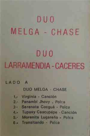 Dúo Melga - Chase / Dúo Larramendia - Cáceres - Dúo Melga - Chase / Dúo Lar ...
