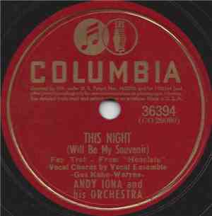 Andy Iona And His Orchestra - This Night