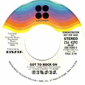 Kansas  - Got To Rock On