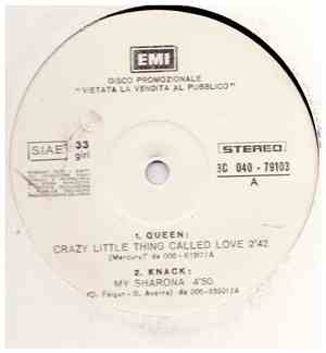 Queen / The Knack  / Moon Martin / The Motels - Disco Promozionale / Crazy  ...