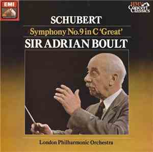 Schubert ; Sir Adrian Boult, London Philharmonic Orchestra - Symphony No.9  ...