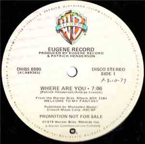 Eugene Record - Where Are You