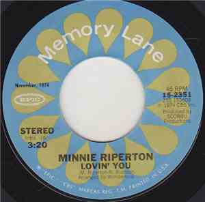 Minnie Riperton - Lovin' You / Inside My Love