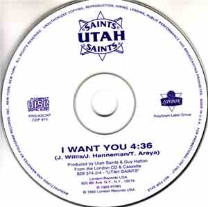 Utah Saints - I Want You
