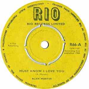 Alan Martin  / Vic Brown's Combo - Must Know I Love You / Rio Special
