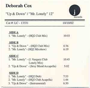 Deborah Cox - Up & Down / Mr. Lonely (12