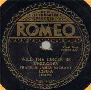 Frank & James McCravy - Will The Circle Be Unbroken / The Better Home
