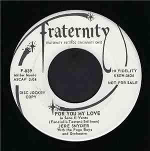Jere Snyder with The Page Boys and Orchestra - For You My Love / One Millio ...