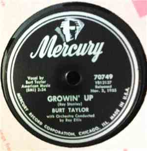 Burt Taylor - Growin Up / Stars Tell My Story