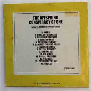 The Offspring - Conspiracy Of One