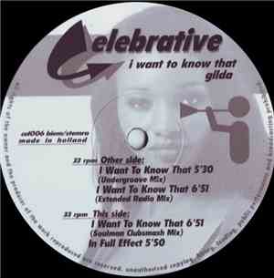 Gilda  - I Want To Know That