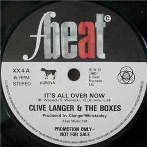 Clive Langer & The Boxes - It's All Over Now