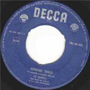De Wama's Met Orkest O.l.v. Jack Bulterman - Kriminal Tango
