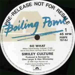 Smiley Culture - So What