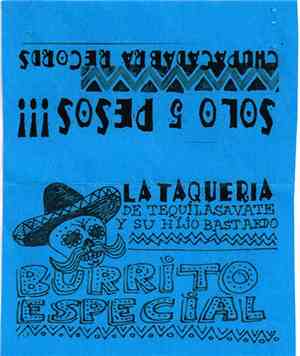 TequilaSavate Y Su Hijo Bastardo - Burrito Especial