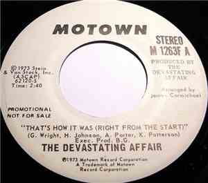 The Devastating Affair - That's How It Was (Right From The Start)