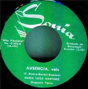 Maria Luisa Martinez - Ausencia